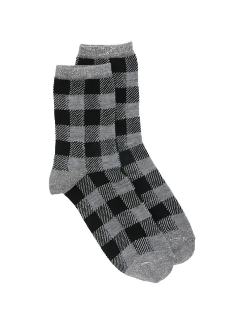 ALTO checked socks Grey AIAM1012DC