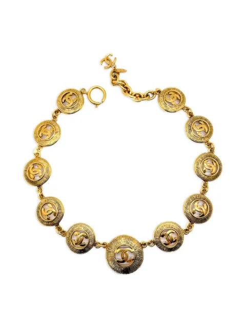 CHANEL Pre-Owned 1980s medallion necklace Gold CHMEDALNKL