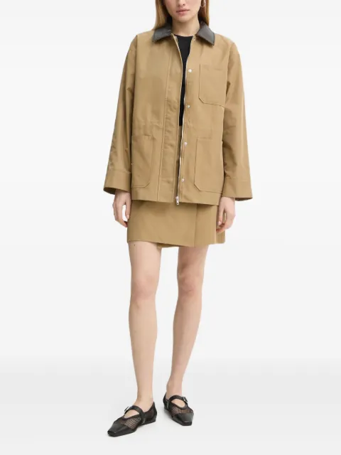 Day Birger Et Mikkelsen button tab skirt Brown 2252152127