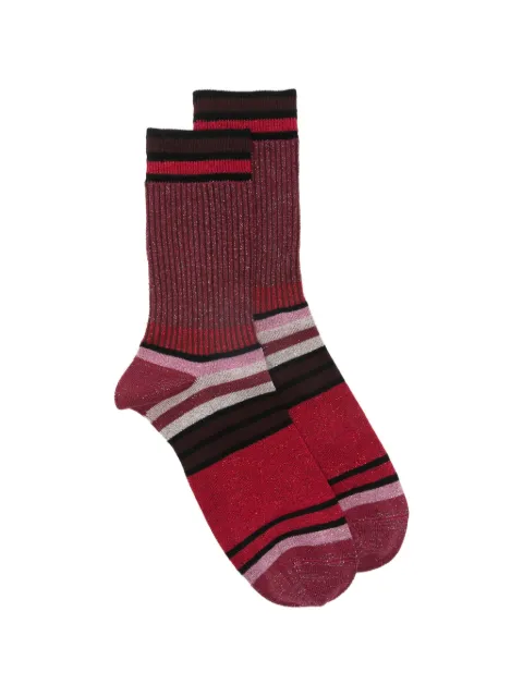 ALTO striped socks Red AIAM1020DC