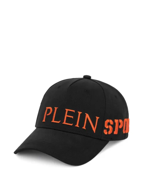 Plein Sport embroidered-logo baseball cap Black AAEAMAC0774STE003N