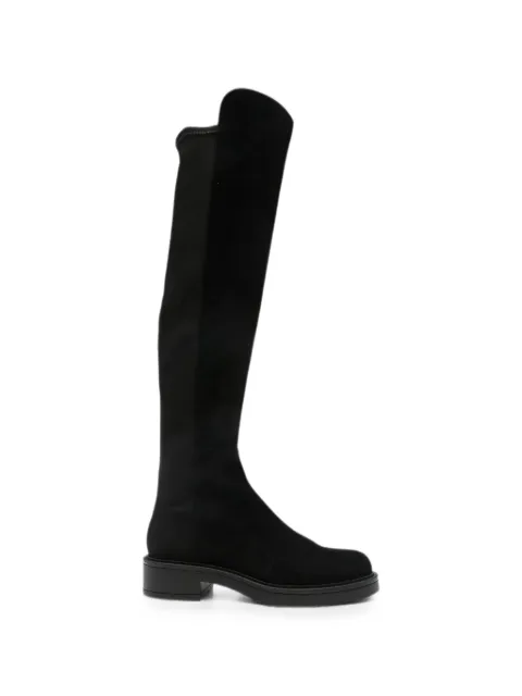 Stuart Weitzman Celia suede over-the-knee boots Black SM395