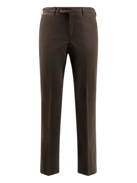 PT Torino pleated straight-leg trousers Brown COATNNZ00CL1NK20