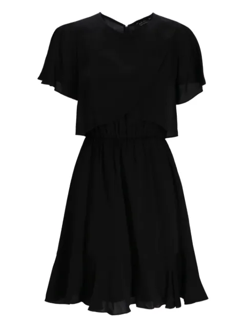Armani Exchange frill-detail layered dress XW001014AF16121