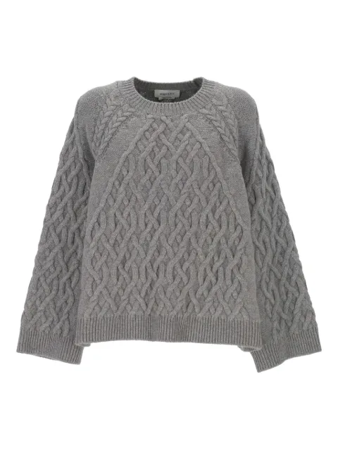 Alexander McQueen cable-knit wool sweater Grey 840219Q1BEW1020