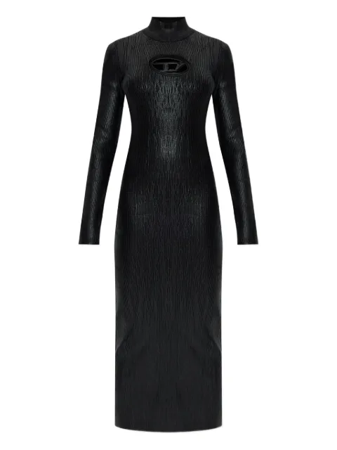 Diesel midi M-Zary-B ribbed dress Black A141860QVCE