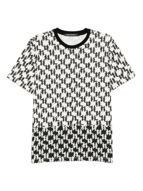 Karl Lagerfeld monogram T-shirt White A4M170711ZV