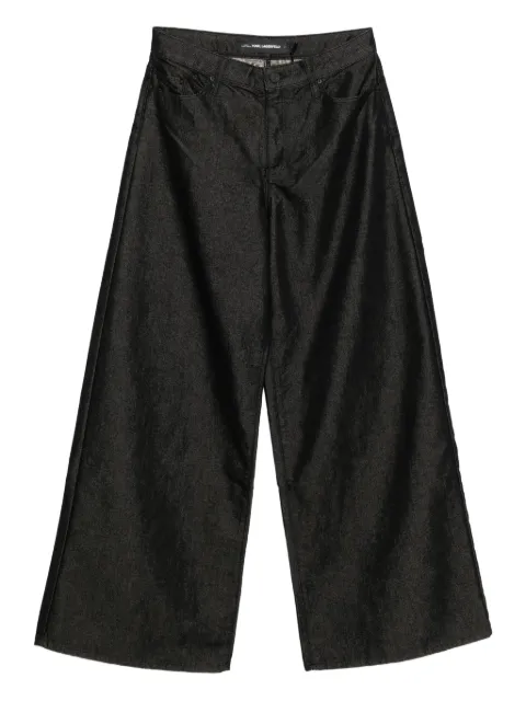 Karl Lagerfeld wide-leg jeans Black A4W10097D20