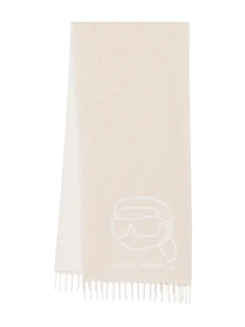 Karl Lagerfeld Ikon scarf Neutrals A4W330511KX