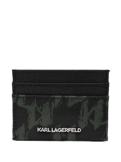 Karl Lagerfeld K/Monogram cardholder Black A4M320562FB