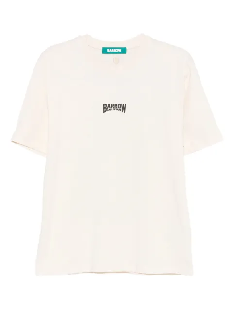 BARROW bear statue-print T-shirt Neutrals F5BWUATH038