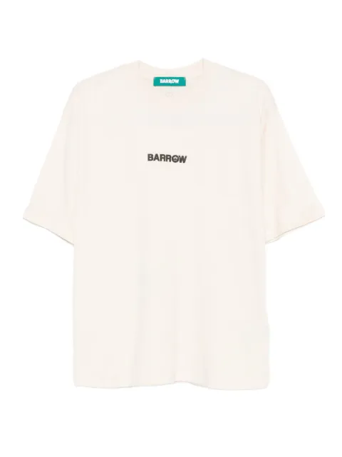 BARROW teddy-print T-shirt Neutrals F5BWUATH049