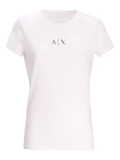 Armani Exchange logo-embellished cotton T-shirt White XW001382AF16294