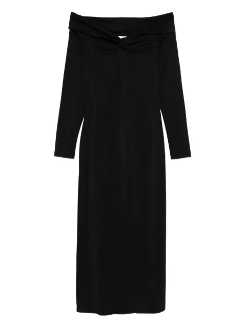 Ottod'Ame off-shoulder dress Black FYADA5324