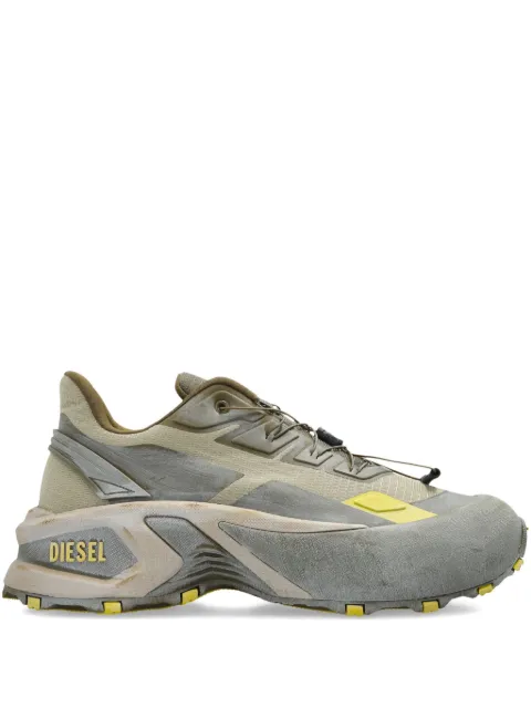 Diesel D-CAGE RUNNER lace-up chunky sneakers Grey Y03444P8140