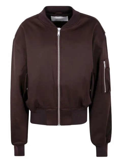ENTIRE STUDIOS zip-fastening bomber jacket Brown ESUW251048DB