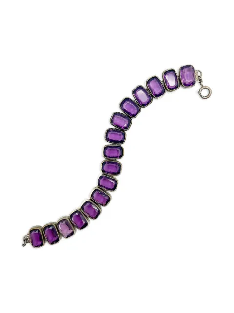 Jennifer Gibson Jewellery 1900s amethyst rivière-style bracelet Silver JGJAMETHYSTBLT