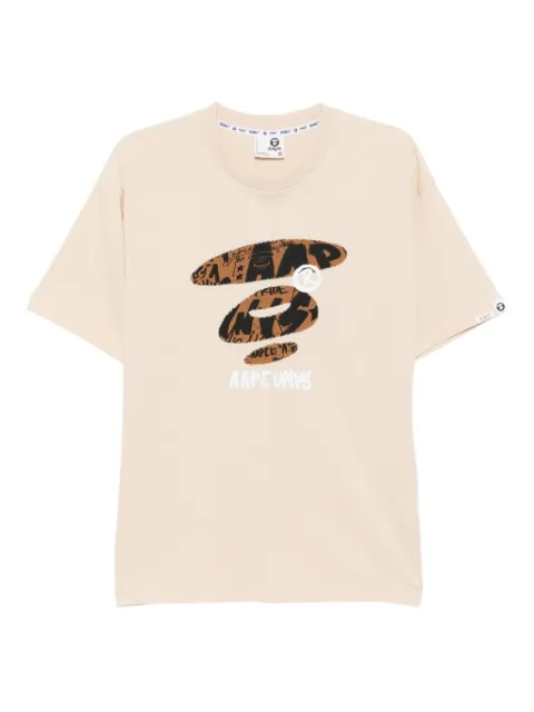 AAPE BY *A BATHING APE® short sleeves T-shirt Neutrals ATE1753XXP