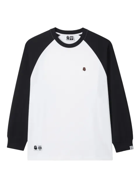 FINGERCROXX raglan-sleeve T-shirt White FFXLTM01073X