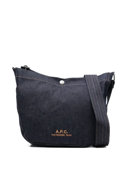 A.P.C. denim shoulder bag Blue COHIZM67010