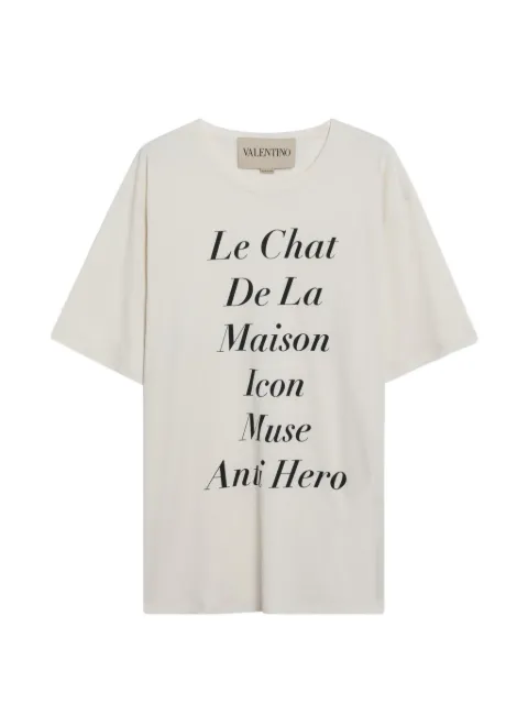 Valentino Garavani printed T-Shirt Neutrals VMG18BBBU