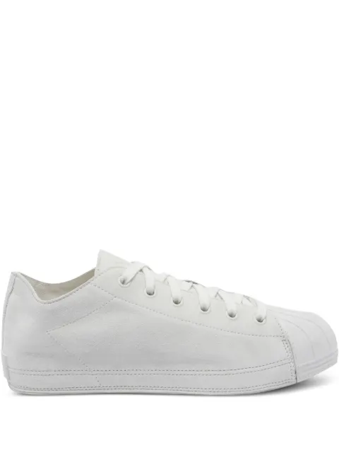 Y-3 suede leather lace-up sneakers Grey JR7453