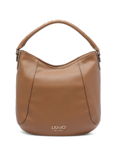 LIU JO studded-handle tote bag Neutrals AF5053E005881140