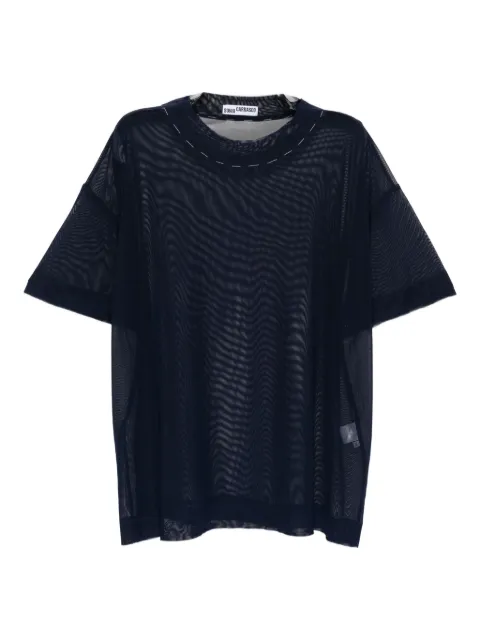 SONIA CARRASCO sheer T-shirt Blue 120109011013