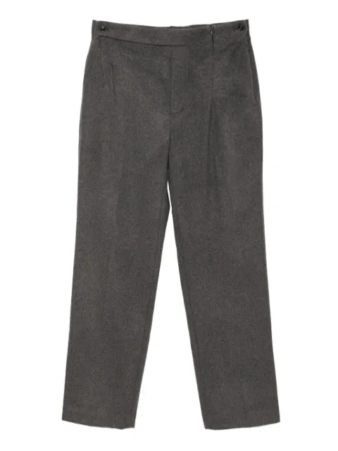 JUNTAE KIM flower tailored trousers Grey JTKAW25T07