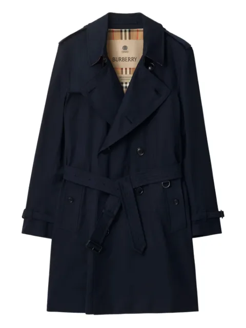 Burberry mid-length Kensington Heritage trench coat Blue 8117230