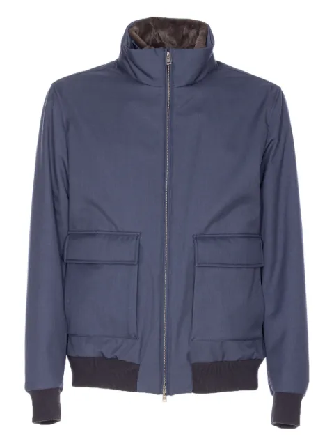 Herno zip-up bomber jacket Blue GI000542U127309200