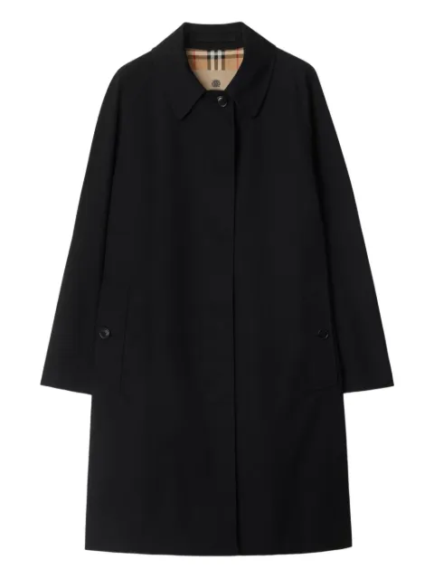 Burberry mid-length Camden Heritage car coat Black 8117236