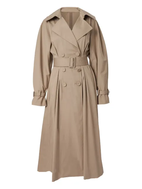 Carolina Herrera belted trench coat Neutrals F2511N605STL