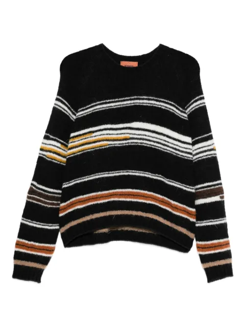 Missoni striped crew-neck sweater Black DS25WN0WBK01C5