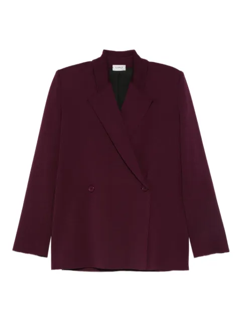 MRZ double-breasted virgin wool blazer Red FW250002