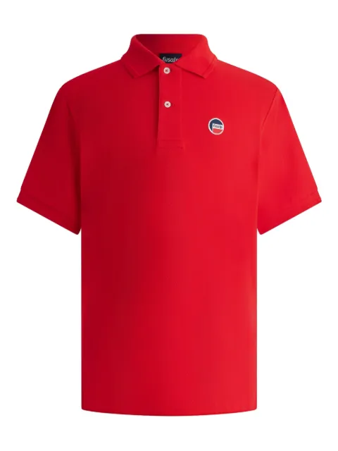 Fusalp Gerlo cotton polo shirt Red 26EJ2117