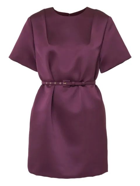 Carolina Herrera belted mini day dress Purple F2511N512DSA