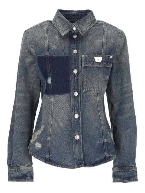 MISBHV patchwork denim shirt Blue 251W403CRAZYBLUE