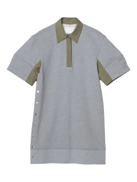 3.1 Phillip Lim polo-collar short-sleeve mini dress Grey F25190988UFT