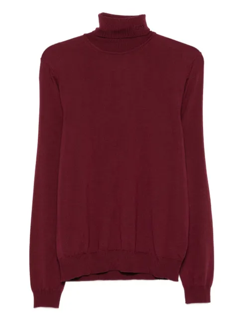 BOSS turtleneck wool sweater Red 50474174