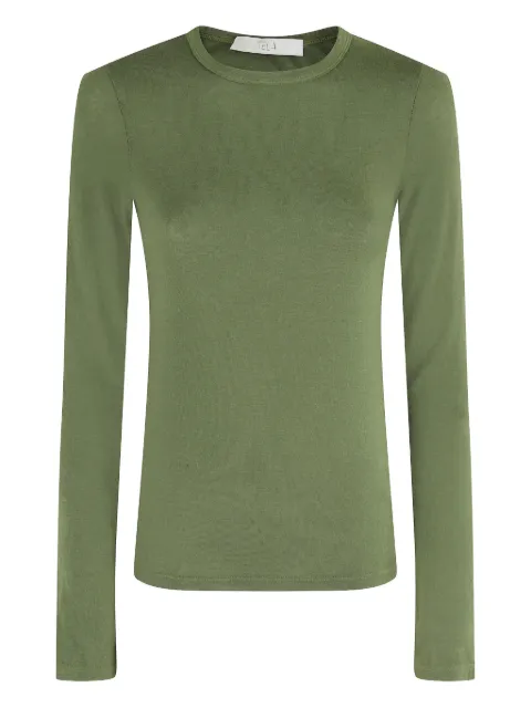 Tela crew-neck long-sleeve sweater Green B2005206T057097