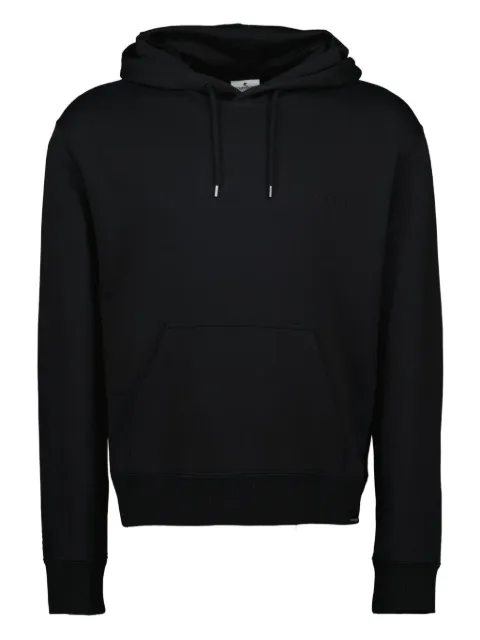 Courrèges embroidered-logo hoodie Black 325JHO042JS0234