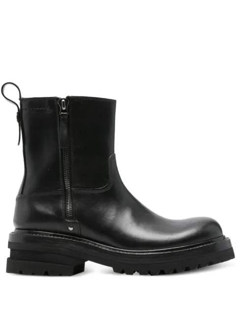 Premiata leather ankle boots Black 32338