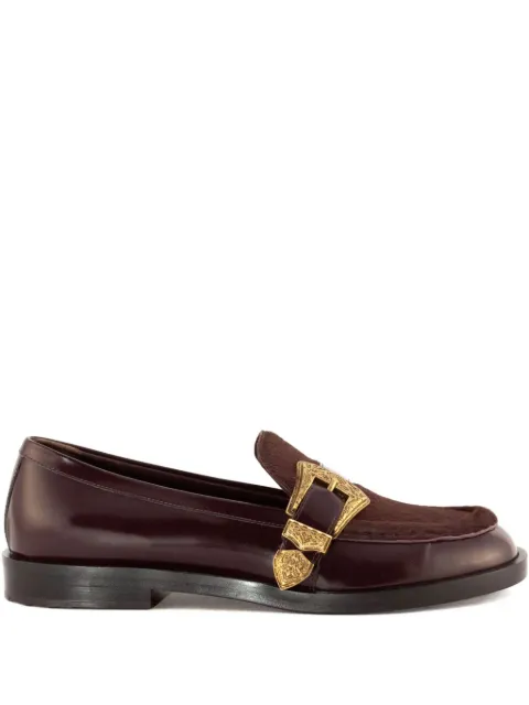 Roberto Festa buckle-detail loafers Red LIRATANNICO