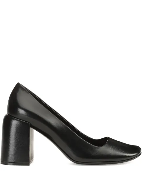 Sergio Rossi 80mm square block-heel pumps Black B11950MMVN13110