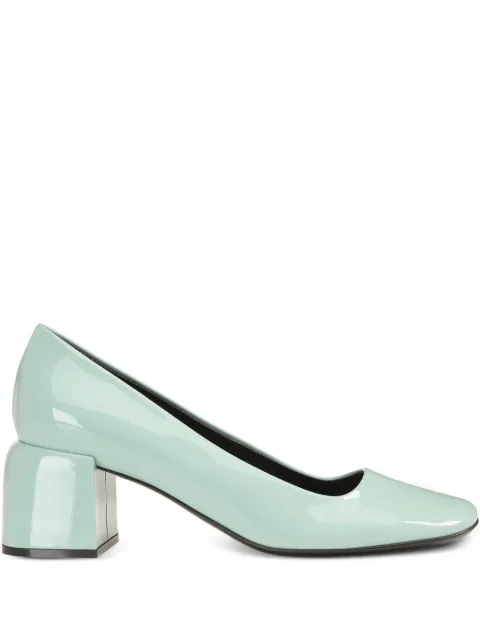 Sergio Rossi 55mm block heel pumps Blue B11951MMVV36110
