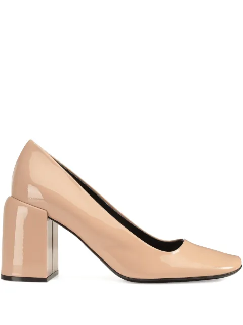 Sergio Rossi 80mm square-toe pumps Neutrals B11950MMVV36110