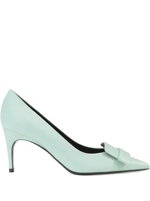 Sergio Rossi Sr1 pointed-toe pumps Blue A78950MFL346110