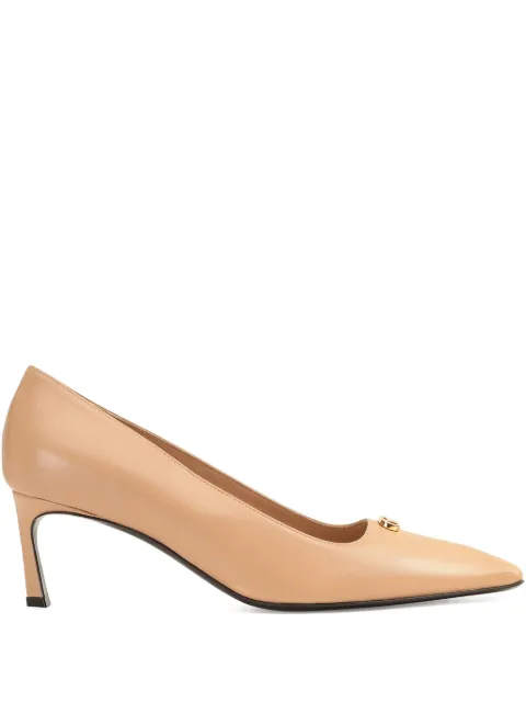 Sergio Rossi 60mm Surge leather pumps Neutrals B13290MCPT04110