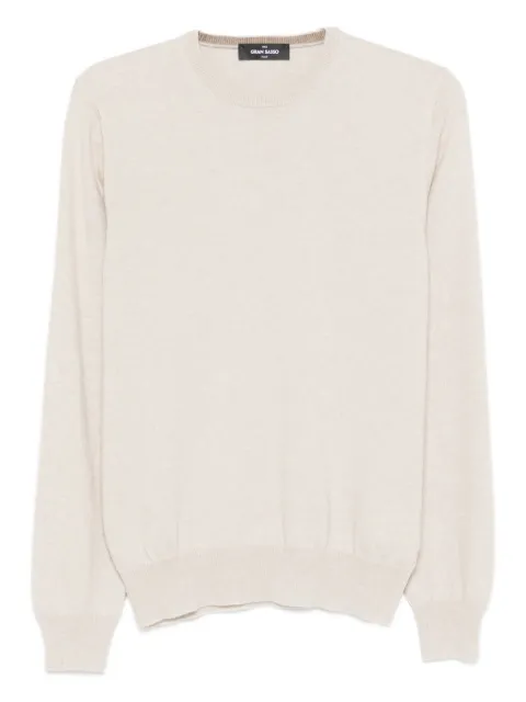 Gran Sasso crew-neck cashmere sweater Neutrals 5516715590